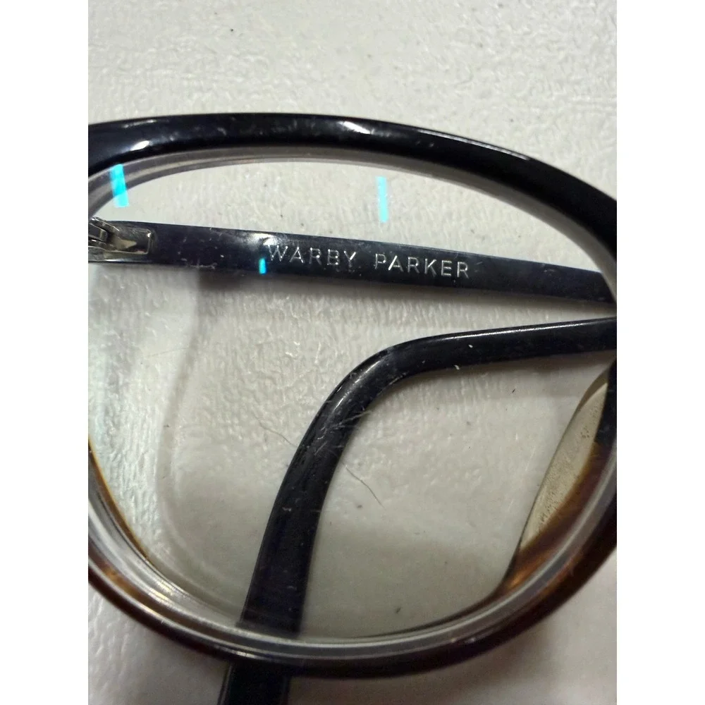 Warby Parker Durand W 281 Eyeglasses Black Tortoise Round Frames 50-20-145